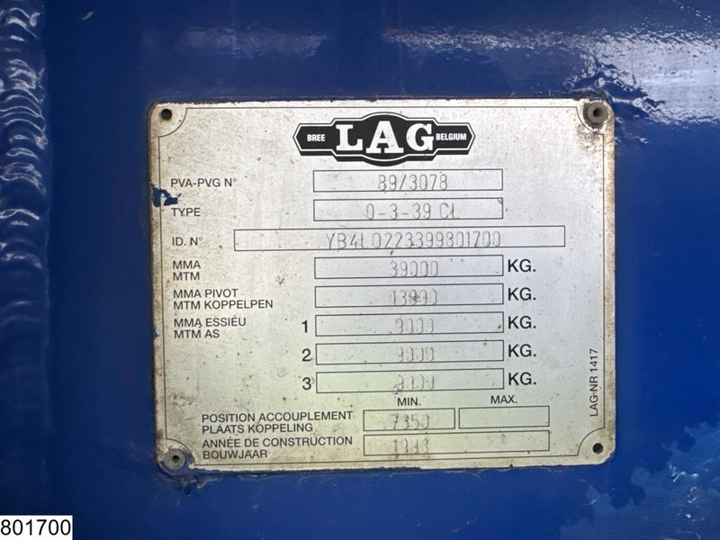 LAG tank 42,000 litres, 5 compartments - Säiliöpuoliperävaunu: kuva LAG tank 42,000 litres, 5 compartments - Säiliöpuoliperävaunu LAG tank 42,000 litres, 5 compartments - Säiliöpuoliperävaunu: kuva LAG tank 42,000 litres, 5 compartments - Säiliöpuoliperävaunu