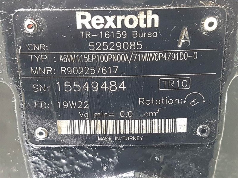 Manitou MLT630/730-Rexroth A6VM115EP100PN00A-Drive motor - Hydrauliikka - Rakennuskoneet: kuva Manitou MLT630/730-Rexroth A6VM115EP100PN00A-Drive motor - Hydrauliikka - Rakennuskoneet Manitou MLT630/730-Rexroth A6VM115EP100PN00A-Drive motor - Hydrauliikka - Rakennuskoneet: kuva Manitou MLT630/730-Rexroth A6VM115EP100PN00A-Drive motor - Hydrauliikka - Rakennuskoneet