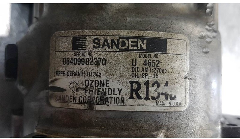 SANDEN U4652 - Compressor/Kompressor/Aircopomp - Ilmastoinnin kompressori - Rakennuskoneet: kuva SANDEN U4652 - Compressor/Kompressor/Aircopomp - Ilmastoinnin kompressori - Rakennuskoneet SANDEN U4652 - Compressor/Kompressor/Aircopomp - Ilmastoinnin kompressori - Rakennuskoneet: kuva SANDEN U4652 - Compressor/Kompressor/Aircopomp - Ilmastoinnin kompressori - Rakennuskoneet