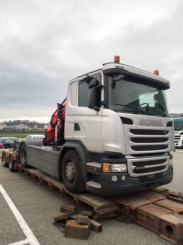 Scania G410 4x2 SZM Kran Fassi F235 Motorschaden - Vetopöytäauto: kuva Scania G410 4x2 SZM Kran Fassi F235 Motorschaden - Vetopöytäauto Scania G410 4x2 SZM Kran Fassi F235 Motorschaden - Vetopöytäauto: kuva Scania G410 4x2 SZM Kran Fassi F235 Motorschaden - Vetopöytäauto