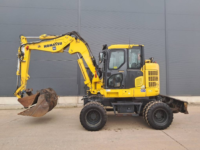 Komatsu PW118MR-11 - Pyöräalustainen kaivinkone: kuva Komatsu PW118MR-11 - Pyöräalustainen kaivinkone Komatsu PW118MR-11 - Pyöräalustainen kaivinkone: kuva Komatsu PW118MR-11 - Pyöräalustainen kaivinkone