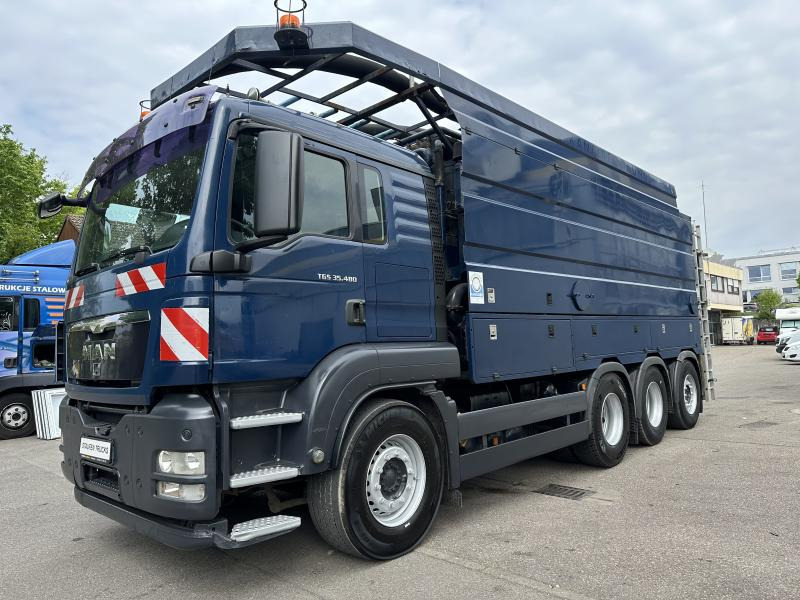Puhtaanpitoauto MAN TGS 35.480 8X4 ASSMANN Saug/Spülwagen Kanalreiniger: kuva Puhtaanpitoauto MAN TGS 35.480 8X4 ASSMANN Saug/Spülwagen Kanalreiniger
