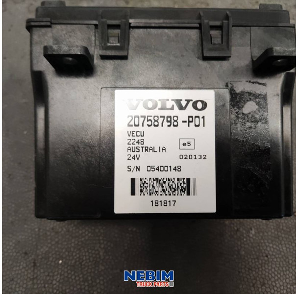 Volvo Volvo - 20758798 - Regeleenheid VECU - Varaosat - Kuorma-auto: kuva Volvo Volvo - 20758798 - Regeleenheid VECU - Varaosat - Kuorma-auto Volvo Volvo - 20758798 - Regeleenheid VECU - Varaosat - Kuorma-auto: kuva Volvo Volvo - 20758798 - Regeleenheid VECU - Varaosat - Kuorma-auto