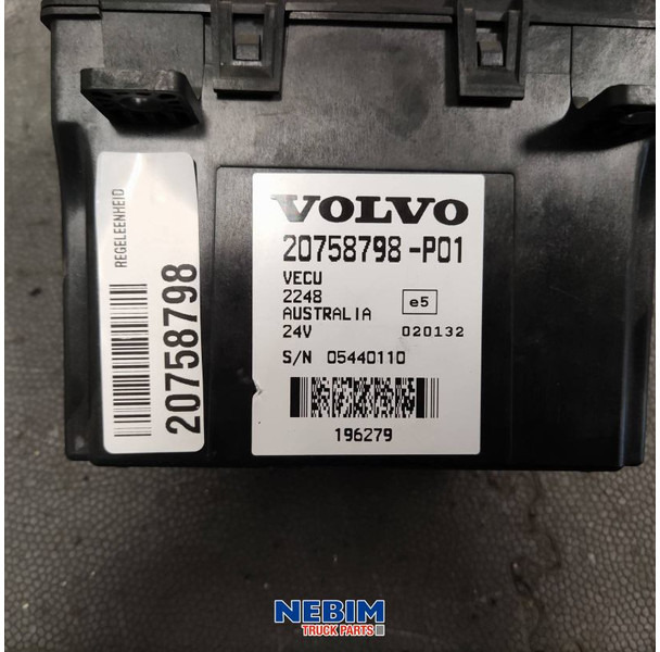 Volvo Volvo - 20758798 - Regeleenheid VECU - Varaosat - Kuorma-auto: kuva Volvo Volvo - 20758798 - Regeleenheid VECU - Varaosat - Kuorma-auto Volvo Volvo - 20758798 - Regeleenheid VECU - Varaosat - Kuorma-auto: kuva Volvo Volvo - 20758798 - Regeleenheid VECU - Varaosat - Kuorma-auto