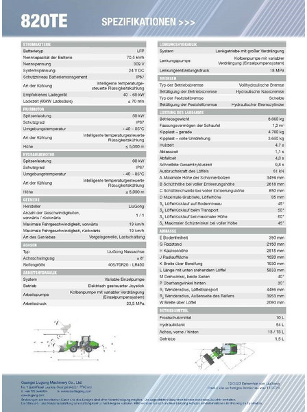LIUGONG 820 TE vollelektrisch, 6.600 kg, 1.2 cbm - Pyöräkuormaaja: kuva LIUGONG 820 TE vollelektrisch, 6.600 kg, 1.2 cbm - Pyöräkuormaaja LIUGONG 820 TE vollelektrisch, 6.600 kg, 1.2 cbm - Pyöräkuormaaja: kuva LIUGONG 820 TE vollelektrisch, 6.600 kg, 1.2 cbm - Pyöräkuormaaja