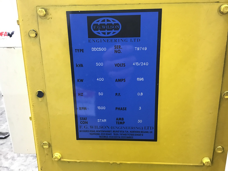 Sähkögeneraattori Detroit Diesel 12V92T GENERATOR 500KVA USED: kuva Sähkögeneraattori Detroit Diesel 12V92T GENERATOR 500KVA USED
