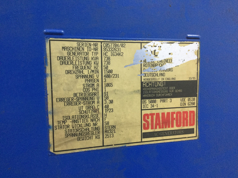 MWM TBG620V12 GENERATOR 738KVA USED - Sähkögeneraattori: kuva MWM TBG620V12 GENERATOR 738KVA USED - Sähkögeneraattori MWM TBG620V12 GENERATOR 738KVA USED - Sähkögeneraattori: kuva MWM TBG620V12 GENERATOR 738KVA USED - Sähkögeneraattori