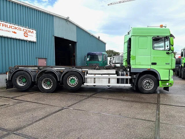 DAF XF 105.460 8x2 CHASSIS WITH MULTILIFT SYSTEM (ZF16 MANUAL GEARBOX / MX-BRAKE / 9.000 KG. FRONT-AXLE / LIFT-AXLES / FRIDGE / ETC. - Konttialus/ Vaihtokuormatilat kuorma-auto: kuva DAF XF 105.460 8x2 CHASSIS WITH MULTILIFT SYSTEM (ZF16 MANUAL GEARBOX / MX-BRAKE / 9.000 KG. FRONT-AXLE / LIFT-AXLES / FRIDGE / ETC. - Konttialus/ Vaihtokuormatilat kuorma-auto DAF XF 105.460 8x2 CHASSIS WITH MULTILIFT SYSTEM (ZF16 MANUAL GEARBOX / MX-BRAKE / 9.000 KG. FRONT-AXLE / LIFT-AXLES / FRIDGE / ETC. - Konttialus/ Vaihtokuormatilat kuorma-auto: kuva DAF XF 105.460 8x2 CHASSIS WITH MULTILIFT SYSTEM (ZF16 MANUAL GEARBOX / MX-BRAKE / 9.000 KG. FRONT-AXLE / LIFT-AXLES / FRIDGE / ETC. - Konttialus/ Vaihtokuormatilat kuorma-auto