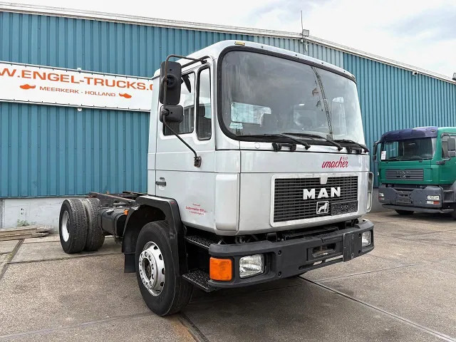 MAN 18 18.232 4x2 FULL STEEL CHASSIS (MANUAL GEARBOX / FULL STEEL SUSPENSION / REDUCTION AXLE) - Kuorma-auto alusta: kuva MAN 18 18.232 4x2 FULL STEEL CHASSIS (MANUAL GEARBOX / FULL STEEL SUSPENSION / REDUCTION AXLE) - Kuorma-auto alusta MAN 18 18.232 4x2 FULL STEEL CHASSIS (MANUAL GEARBOX / FULL STEEL SUSPENSION / REDUCTION AXLE) - Kuorma-auto alusta: kuva MAN 18 18.232 4x2 FULL STEEL CHASSIS (MANUAL GEARBOX / FULL STEEL SUSPENSION / REDUCTION AXLE) - Kuorma-auto alusta