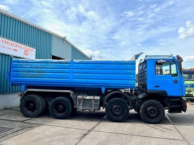 MAN 41.464 F2000 8X4 FULL STEEL KIPPER (EURO 2 / ZF16 MANUAL GEARBOX / ZF-INTARDER / FULL STEEL SUSPENSION / REDUCTION AXLES) - Kippiauto kuorma-auto: kuva MAN 41.464 F2000 8X4 FULL STEEL KIPPER (EURO 2 / ZF16 MANUAL GEARBOX / ZF-INTARDER / FULL STEEL SUSPENSION / REDUCTION AXLES) - Kippiauto kuorma-auto MAN 41.464 F2000 8X4 FULL STEEL KIPPER (EURO 2 / ZF16 MANUAL GEARBOX / ZF-INTARDER / FULL STEEL SUSPENSION / REDUCTION AXLES) - Kippiauto kuorma-auto: kuva MAN 41.464 F2000 8X4 FULL STEEL KIPPER (EURO 2 / ZF16 MANUAL GEARBOX / ZF-INTARDER / FULL STEEL SUSPENSION / REDUCTION AXLES) - Kippiauto kuorma-auto
