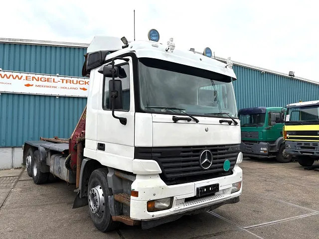 Mercedes-Benz Actros 2540 L 6x2 MP1 WITH V-CRANE & HOOK-ARM SYSTEM (EPS WITH CLUTCH (3 PEDALS) / REDUCTION AXLE / STEEL-/AIR SUSPENSION / P.T. - Koukkulava kuorma-auto, Nosturiauto: kuva Mercedes-Benz Actros 2540 L 6x2 MP1 WITH V-CRANE & HOOK-ARM SYSTEM (EPS WITH CLUTCH (3 PEDALS) / REDUCTION AXLE / STEEL-/AIR SUSPENSION / P.T. - Koukkulava kuorma-auto, Nosturiauto Mercedes-Benz Actros 2540 L 6x2 MP1 WITH V-CRANE & HOOK-ARM SYSTEM (EPS WITH CLUTCH (3 PEDALS) / REDUCTION AXLE / STEEL-/AIR SUSPENSION / P.T. - Koukkulava kuorma-auto, Nosturiauto: kuva Mercedes-Benz Actros 2540 L 6x2 MP1 WITH V-CRANE & HOOK-ARM SYSTEM (EPS WITH CLUTCH (3 PEDALS) / REDUCTION AXLE / STEEL-/AIR SUSPENSION / P.T. - Koukkulava kuorma-auto, Nosturiauto