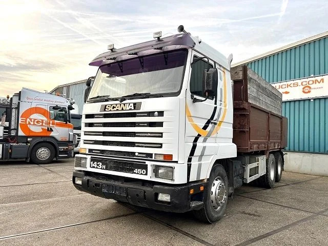 Scania R143-450 V8 STREAMLINE 6x2 FULL STEEL KIPPER (MANUAL GEARBOX / FULL STEEL SUSPENSION / 10 TIRES / ROBSON DRIVE / MECHANICAL PUMP - Kippiauto kuorma-auto: kuva Scania R143-450 V8 STREAMLINE 6x2 FULL STEEL KIPPER (MANUAL GEARBOX / FULL STEEL SUSPENSION / 10 TIRES / ROBSON DRIVE / MECHANICAL PUMP - Kippiauto kuorma-auto Scania R143-450 V8 STREAMLINE 6x2 FULL STEEL KIPPER (MANUAL GEARBOX / FULL STEEL SUSPENSION / 10 TIRES / ROBSON DRIVE / MECHANICAL PUMP - Kippiauto kuorma-auto: kuva Scania R143-450 V8 STREAMLINE 6x2 FULL STEEL KIPPER (MANUAL GEARBOX / FULL STEEL SUSPENSION / 10 TIRES / ROBSON DRIVE / MECHANICAL PUMP - Kippiauto kuorma-auto