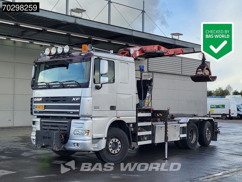 DAF XF105.410 XF 6X2 NL-Truck HMF 1643 Z2 Crane 24T Container system Lift+Steering-Axle Euro 5 - Kuorma-auto - vaijerivaihtolava, Nosturiauto: kuva DAF XF105.410 XF 6X2 NL-Truck HMF 1643 Z2 Crane 24T Container system Lift+Steering-Axle Euro 5 - Kuorma-auto - vaijerivaihtolava, Nosturiauto DAF XF105.410 XF 6X2 NL-Truck HMF 1643 Z2 Crane 24T Container system Lift+Steering-Axle Euro 5 - Kuorma-auto - vaijerivaihtolava, Nosturiauto: kuva DAF XF105.410 XF 6X2 NL-Truck HMF 1643 Z2 Crane 24T Container system Lift+Steering-Axle Euro 5 - Kuorma-auto - vaijerivaihtolava, Nosturiauto