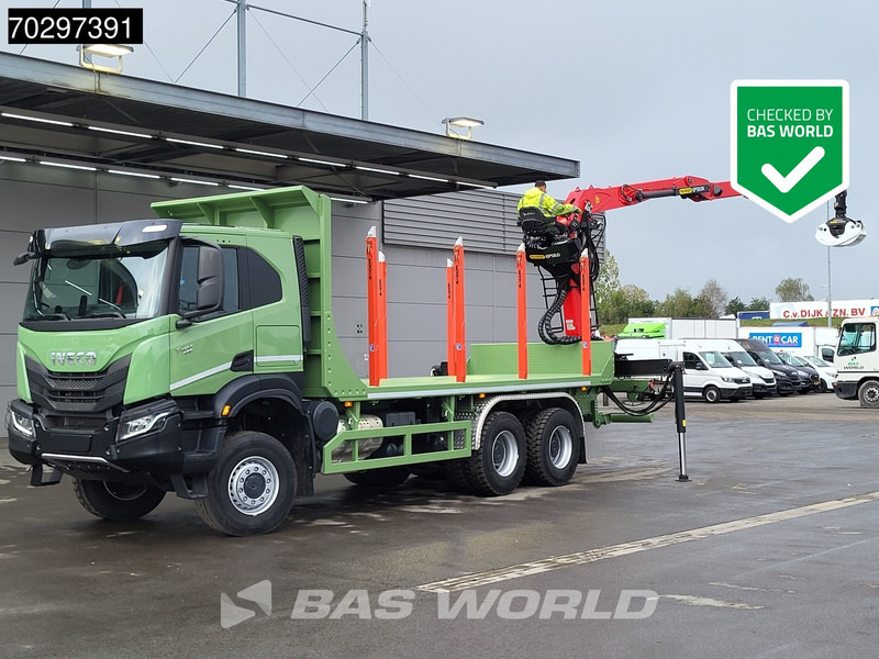 Iveco T-Way 450 6X6 UNUSED! Palfinger Q150Z Crane Retarder Holztransport Big-Axle LED Euro 6 - Puuauto, Nosturiauto: kuva Iveco T-Way 450 6X6 UNUSED! Palfinger Q150Z Crane Retarder Holztransport Big-Axle LED Euro 6 - Puuauto, Nosturiauto Iveco T-Way 450 6X6 UNUSED! Palfinger Q150Z Crane Retarder Holztransport Big-Axle LED Euro 6 - Puuauto, Nosturiauto: kuva Iveco T-Way 450 6X6 UNUSED! Palfinger Q150Z Crane Retarder Holztransport Big-Axle LED Euro 6 - Puuauto, Nosturiauto