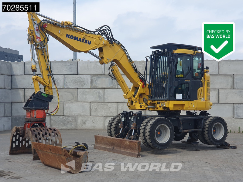 Komatsu PW118 MR -11 - Pyöräalustainen kaivinkone: kuva Komatsu PW118 MR -11 - Pyöräalustainen kaivinkone Komatsu PW118 MR -11 - Pyöräalustainen kaivinkone: kuva Komatsu PW118 MR -11 - Pyöräalustainen kaivinkone