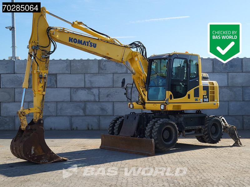 Komatsu PW148 -8 - Pyöräalustainen kaivinkone: kuva Komatsu PW148 -8 - Pyöräalustainen kaivinkone Komatsu PW148 -8 - Pyöräalustainen kaivinkone: kuva Komatsu PW148 -8 - Pyöräalustainen kaivinkone