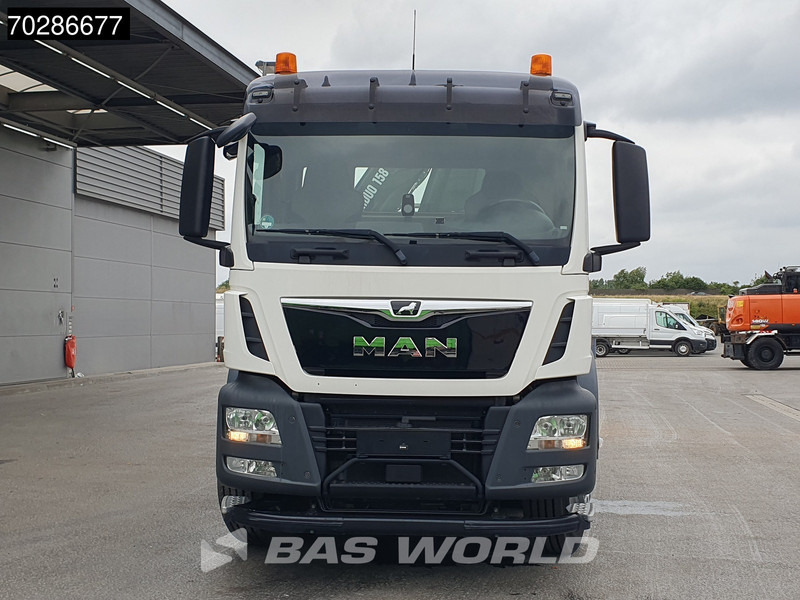 Kuljetin kuorma-auto, Nosturiauto MAN TGS 35.360 8X2 HIAB X-Hiduo 158 BS-3 Crane Lift+lenkasche Machine transporter Euro 6: kuva Kuljetin kuorma-auto, Nosturiauto MAN TGS 35.360 8X2 HIAB X-Hiduo 158 BS-3 Crane Lift+lenkasche Machine transporter Euro 6