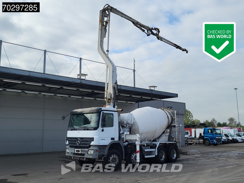 Mercedes-Benz Actros 3241 8X4 7m3 Putzmeister Mixer Big-Axle Steelsuspension Automatic Pompe+Mixer Euro 3 - Betonipumppuauto: kuva Mercedes-Benz Actros 3241 8X4 7m3 Putzmeister Mixer Big-Axle Steelsuspension Automatic Pompe+Mixer Euro 3 - Betonipumppuauto Mercedes-Benz Actros 3241 8X4 7m3 Putzmeister Mixer Big-Axle Steelsuspension Automatic Pompe+Mixer Euro 3 - Betonipumppuauto: kuva Mercedes-Benz Actros 3241 8X4 7m3 Putzmeister Mixer Big-Axle Steelsuspension Automatic Pompe+Mixer Euro 3 - Betonipumppuauto
