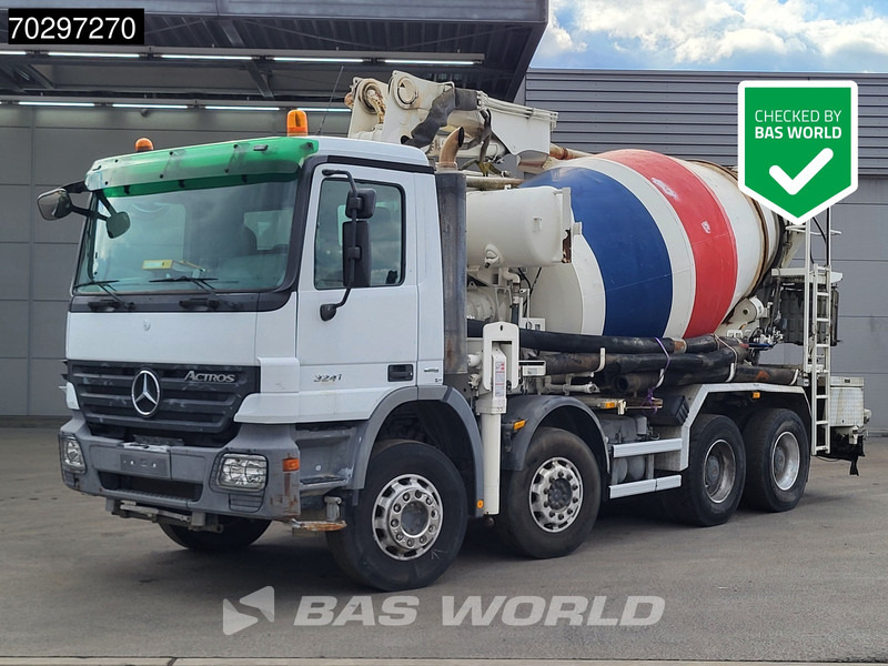 Mercedes-Benz Actros 3241 8X4 Putzmeister TMM 21-3 Mixer Big-Axle Steelsuspension Automatic Euro 4 - Betonipumppuauto: kuva Mercedes-Benz Actros 3241 8X4 Putzmeister TMM 21-3 Mixer Big-Axle Steelsuspension Automatic Euro 4 - Betonipumppuauto Mercedes-Benz Actros 3241 8X4 Putzmeister TMM 21-3 Mixer Big-Axle Steelsuspension Automatic Euro 4 - Betonipumppuauto: kuva Mercedes-Benz Actros 3241 8X4 Putzmeister TMM 21-3 Mixer Big-Axle Steelsuspension Automatic Euro 4 - Betonipumppuauto