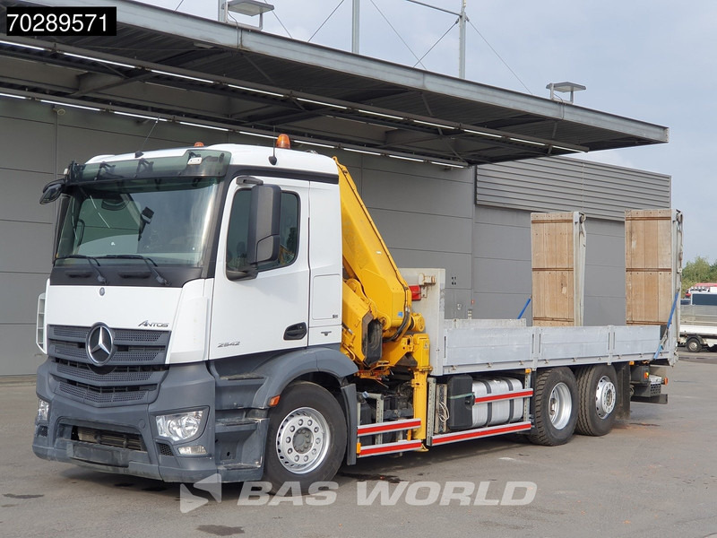 Lava-kuorma-auto, Nosturiauto Mercedes-Benz Antos 2542 6X2 Fassi F330A023 Crane Kran Hydraulic ramps Retarder Lift+steering Euro 6: kuva Lava-kuorma-auto, Nosturiauto Mercedes-Benz Antos 2542 6X2 Fassi F330A023 Crane Kran Hydraulic ramps Retarder Lift+steering Euro 6
