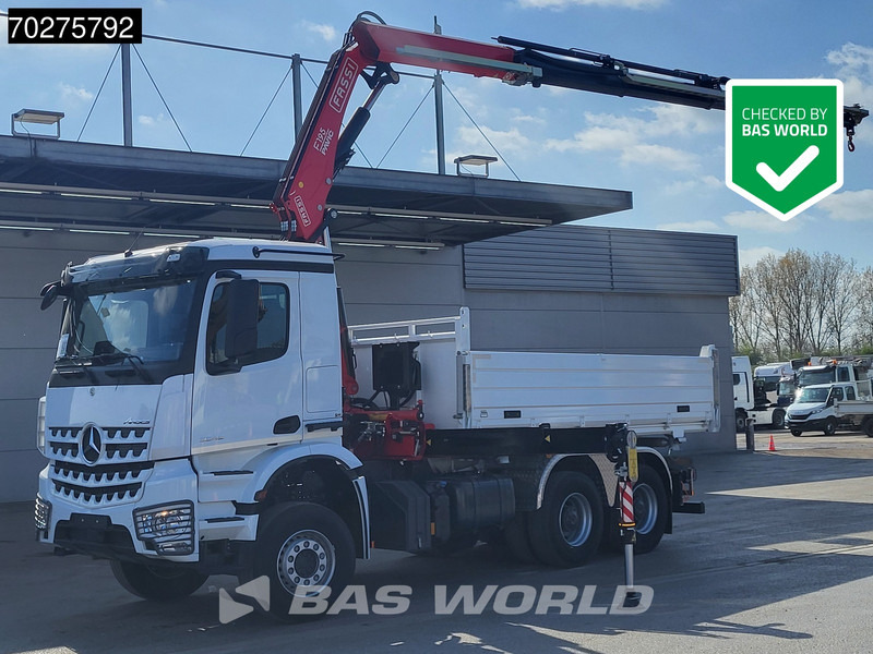 Mercedes-Benz Arocs 3348 6X4 Fasi F195A.2.24 Kran 3 sided tipper 9m3 Big-Axle Navi Euro 6 - Kippiauto kuorma-auto, Nosturiauto: kuva Mercedes-Benz Arocs 3348 6X4 Fasi F195A.2.24 Kran 3 sided tipper 9m3 Big-Axle Navi Euro 6 - Kippiauto kuorma-auto, Nosturiauto Mercedes-Benz Arocs 3348 6X4 Fasi F195A.2.24 Kran 3 sided tipper 9m3 Big-Axle Navi Euro 6 - Kippiauto kuorma-auto, Nosturiauto: kuva Mercedes-Benz Arocs 3348 6X4 Fasi F195A.2.24 Kran 3 sided tipper 9m3 Big-Axle Navi Euro 6 - Kippiauto kuorma-auto, Nosturiauto