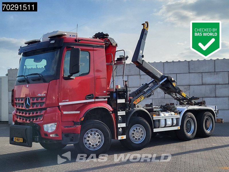 Mercedes-Benz Arocs 4145 8X4 NL-Truck HMF RCL 5300 Crane Hyva 26-51-S Hooklift Steelsuspension Big-Axle Automatic Euro 6 - Koukkulava kuorma-auto, Nosturiauto: kuva Mercedes-Benz Arocs 4145 8X4 NL-Truck HMF RCL 5300 Crane Hyva 26-51-S Hooklift Steelsuspension Big-Axle Automatic Euro 6 - Koukkulava kuorma-auto, Nosturiauto Mercedes-Benz Arocs 4145 8X4 NL-Truck HMF RCL 5300 Crane Hyva 26-51-S Hooklift Steelsuspension Big-Axle Automatic Euro 6 - Koukkulava kuorma-auto, Nosturiauto: kuva Mercedes-Benz Arocs 4145 8X4 NL-Truck HMF RCL 5300 Crane Hyva 26-51-S Hooklift Steelsuspension Big-Axle Automatic Euro 6 - Koukkulava kuorma-auto, Nosturiauto
