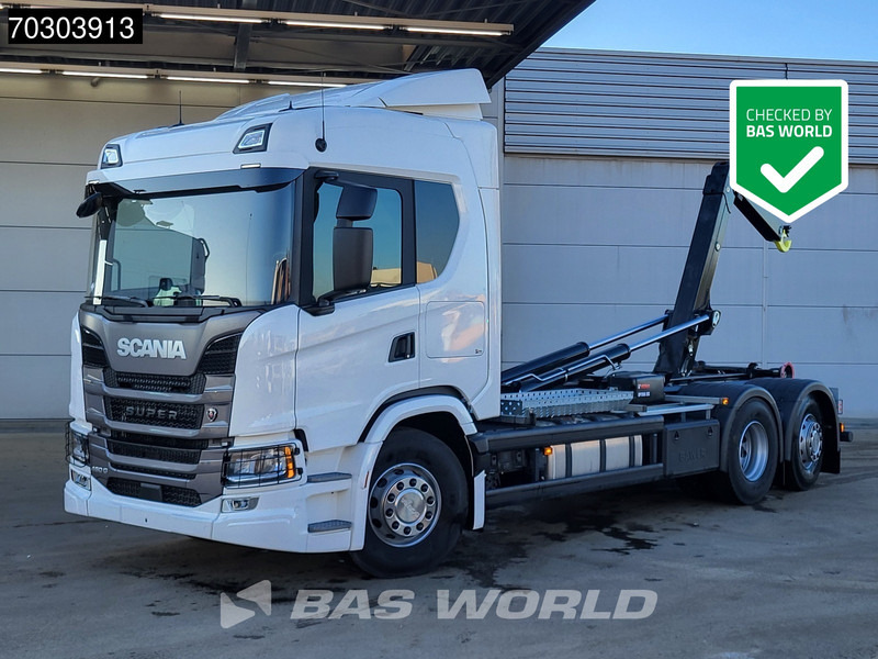 Scania G 460 6X2 NEW! 20tons HIAB Containersystem Lift+Steering Axle Automatic Retarder Euro 6 - Koukkulava kuorma-auto: kuva Scania G 460 6X2 NEW! 20tons HIAB Containersystem Lift+Steering Axle Automatic Retarder Euro 6 - Koukkulava kuorma-auto Scania G 460 6X2 NEW! 20tons HIAB Containersystem Lift+Steering Axle Automatic Retarder Euro 6 - Koukkulava kuorma-auto: kuva Scania G 460 6X2 NEW! 20tons HIAB Containersystem Lift+Steering Axle Automatic Retarder Euro 6 - Koukkulava kuorma-auto