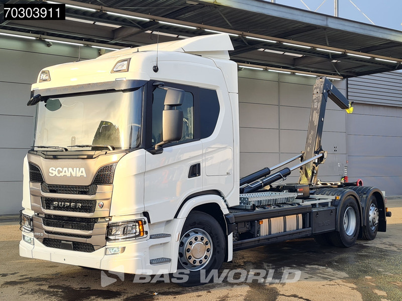 Scania G460 6X2 NEW! 20tons HIAB Containersystem Lift+Steering Axle Automatic Retarder Euro 6 - Koukkulava kuorma-auto: kuva Scania G460 6X2 NEW! 20tons HIAB Containersystem Lift+Steering Axle Automatic Retarder Euro 6 - Koukkulava kuorma-auto Scania G460 6X2 NEW! 20tons HIAB Containersystem Lift+Steering Axle Automatic Retarder Euro 6 - Koukkulava kuorma-auto: kuva Scania G460 6X2 NEW! 20tons HIAB Containersystem Lift+Steering Axle Automatic Retarder Euro 6 - Koukkulava kuorma-auto