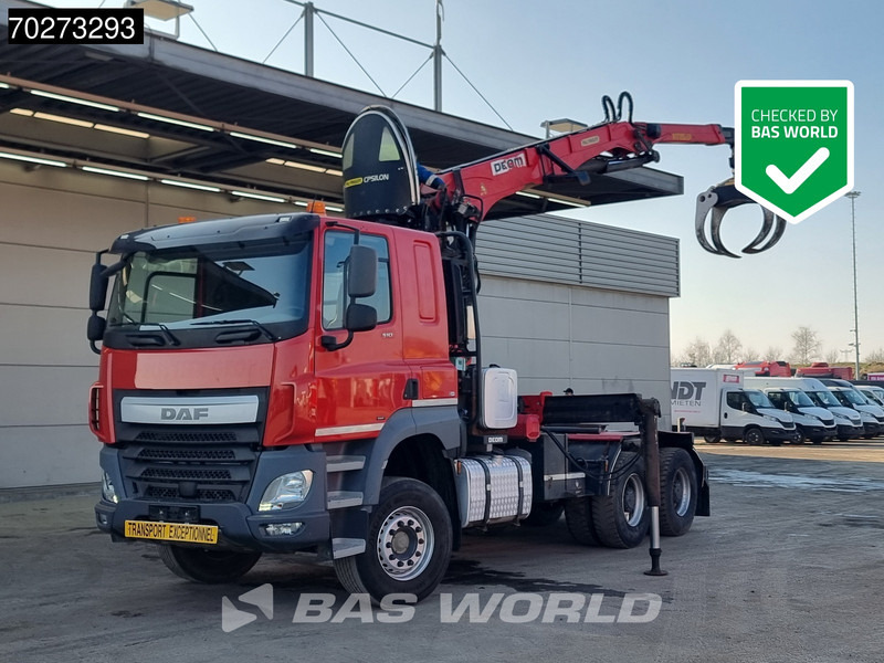 DAF CF 510 6X4 Retarder Big-Axle Holz Kran Palfinger Epsilon S260L82 - Vetopöytäauto: kuva DAF CF 510 6X4 Retarder Big-Axle Holz Kran Palfinger Epsilon S260L82 - Vetopöytäauto DAF CF 510 6X4 Retarder Big-Axle Holz Kran Palfinger Epsilon S260L82 - Vetopöytäauto: kuva DAF CF 510 6X4 Retarder Big-Axle Holz Kran Palfinger Epsilon S260L82 - Vetopöytäauto