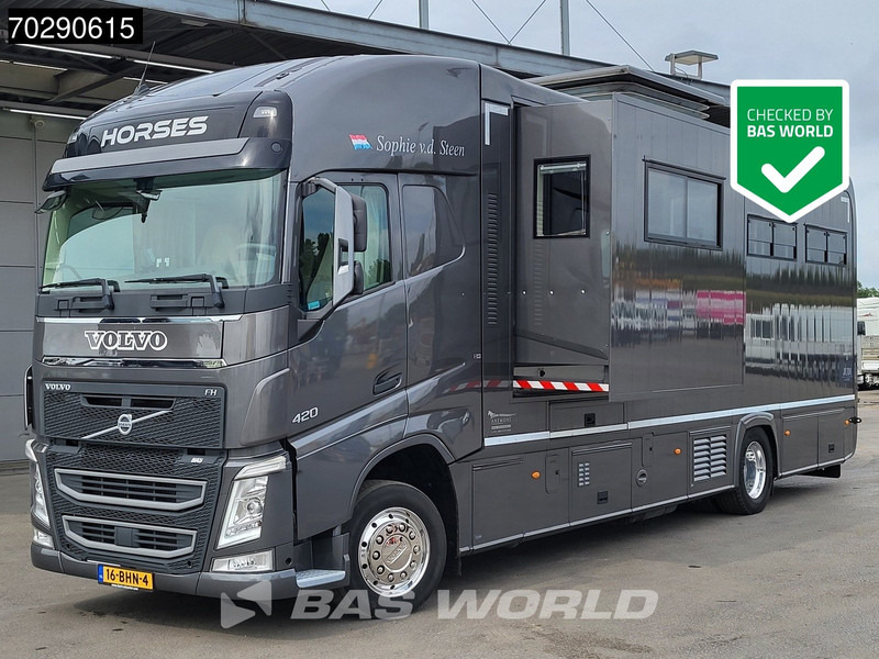 Volvo FH 420 FH 4X2 NL-Truck STX Horse truck + Living 4 Horses Navi ACC Euro 6 - Hevosauto: kuva Volvo FH 420 FH 4X2 NL-Truck STX Horse truck + Living 4 Horses Navi ACC Euro 6 - Hevosauto Volvo FH 420 FH 4X2 NL-Truck STX Horse truck + Living 4 Horses Navi ACC Euro 6 - Hevosauto: kuva Volvo FH 420 FH 4X2 NL-Truck STX Horse truck + Living 4 Horses Navi ACC Euro 6 - Hevosauto