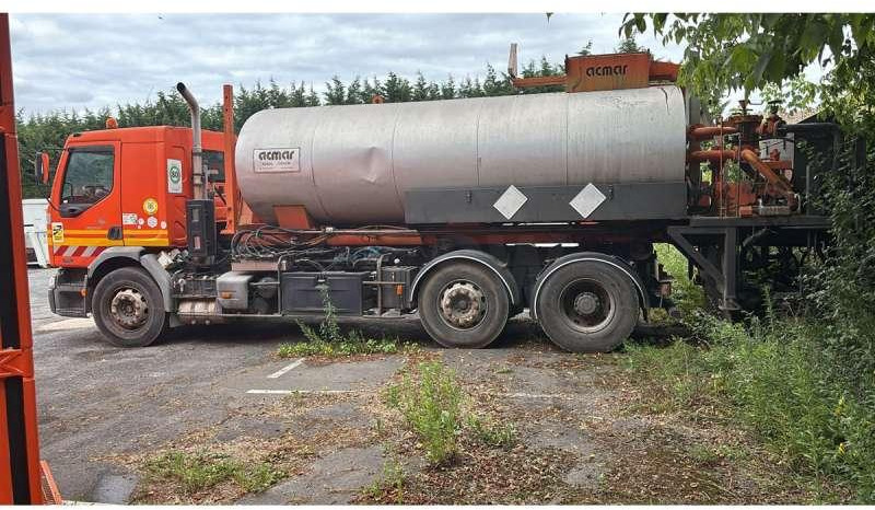 Renault PREMIUM 370-26 AVEC BOUILLE ACMAR - Bitumin levittäjä: kuva Renault PREMIUM 370-26 AVEC BOUILLE ACMAR - Bitumin levittäjä Renault PREMIUM 370-26 AVEC BOUILLE ACMAR - Bitumin levittäjä: kuva Renault PREMIUM 370-26 AVEC BOUILLE ACMAR - Bitumin levittäjä