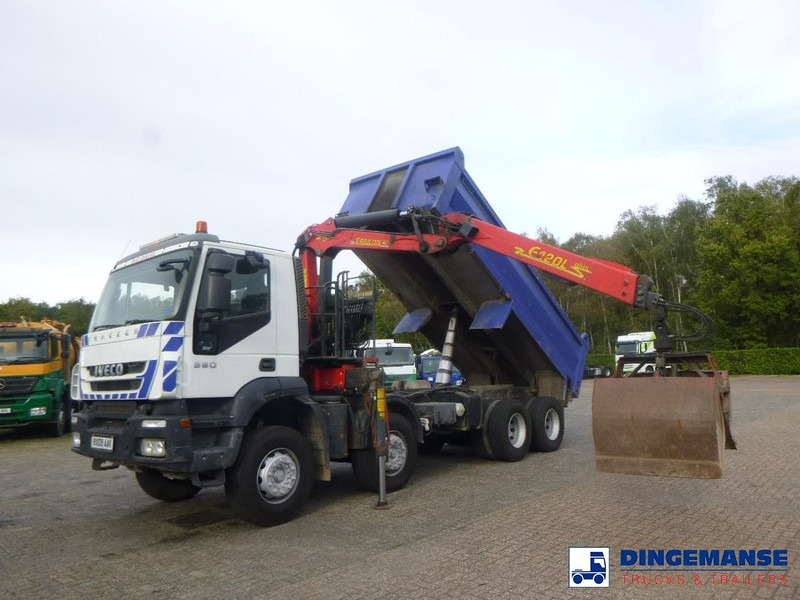 Iveco AD340T36 8x4 RHD tipper + Palfinger E120 plus + grapple - Nosturiauto: kuva Iveco AD340T36 8x4 RHD tipper + Palfinger E120 plus + grapple - Nosturiauto Iveco AD340T36 8x4 RHD tipper + Palfinger E120 plus + grapple - Nosturiauto: kuva Iveco AD340T36 8x4 RHD tipper + Palfinger E120 plus + grapple - Nosturiauto