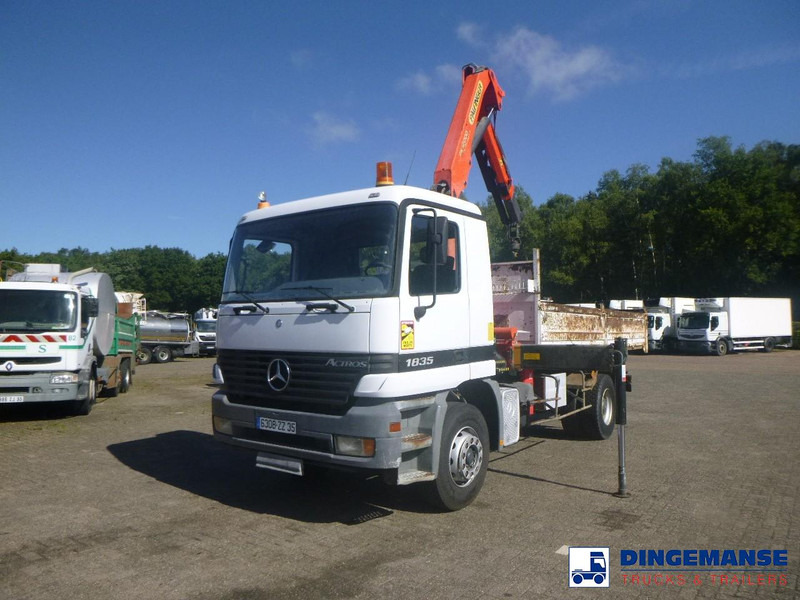 Mercedes-Benz Actros 1835 4x2 tipper + Palfinger PK12000 - Nosturiauto: kuva Mercedes-Benz Actros 1835 4x2 tipper + Palfinger PK12000 - Nosturiauto Mercedes-Benz Actros 1835 4x2 tipper + Palfinger PK12000 - Nosturiauto: kuva Mercedes-Benz Actros 1835 4x2 tipper + Palfinger PK12000 - Nosturiauto