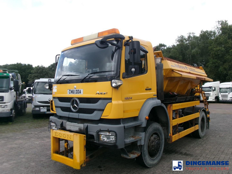 Mercedes-Benz Axor 1824 4x4 RHD salt spreader / gritter - Lumikone: kuva Mercedes-Benz Axor 1824 4x4 RHD salt spreader / gritter - Lumikone Mercedes-Benz Axor 1824 4x4 RHD salt spreader / gritter - Lumikone: kuva Mercedes-Benz Axor 1824 4x4 RHD salt spreader / gritter - Lumikone