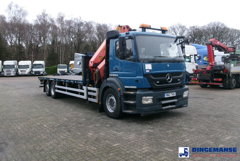 Nosturiauto Mercedes-Benz Axor 2529 6x2 RHD + Palfinger PK26002 EH crane: kuva Nosturiauto Mercedes-Benz Axor 2529 6x2 RHD + Palfinger PK26002 EH crane