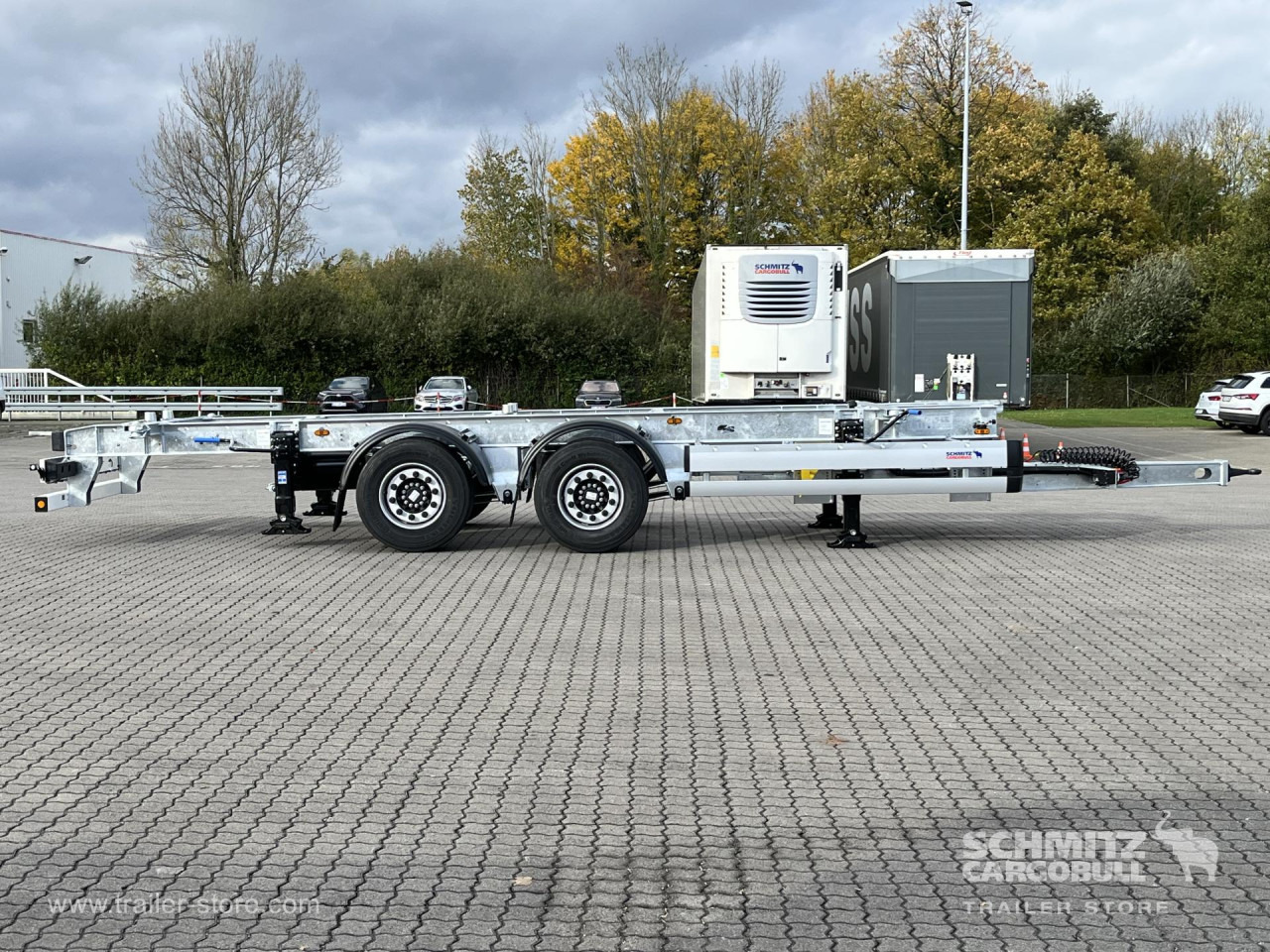 SCHMITZ Zentralachsanhänger Wechselfahrgestell - Konttialus/ Vaihtokuormatilat perävaunu: kuva SCHMITZ Zentralachsanhänger Wechselfahrgestell - Konttialus/ Vaihtokuormatilat perävaunu SCHMITZ Zentralachsanhänger Wechselfahrgestell - Konttialus/ Vaihtokuormatilat perävaunu: kuva SCHMITZ Zentralachsanhänger Wechselfahrgestell - Konttialus/ Vaihtokuormatilat perävaunu