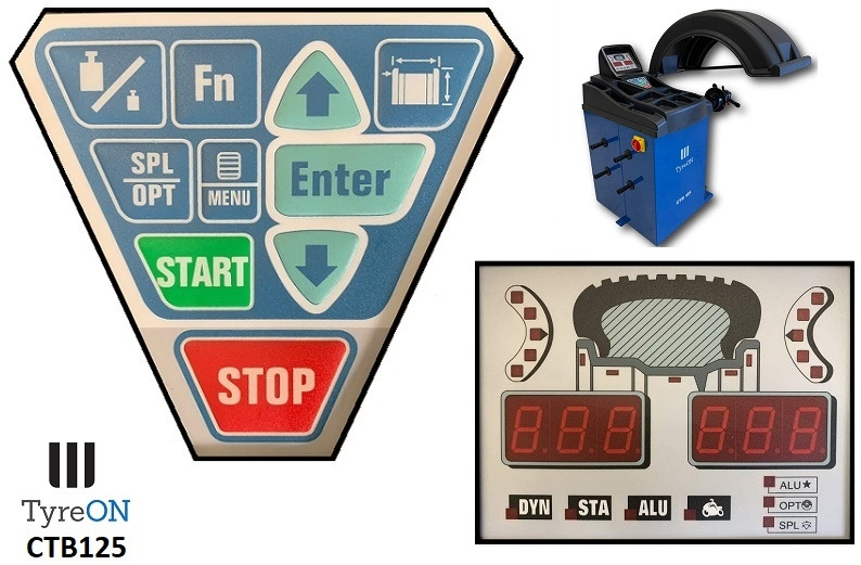 CTB125 wheel balancer, 5 ALU and 2 Steel programs - Auto input Distance + Diameter - 230V - Korjaamolaitteet: kuva CTB125 wheel balancer, 5 ALU and 2 Steel programs - Auto input Distance + Diameter - 230V - Korjaamolaitteet CTB125 wheel balancer, 5 ALU and 2 Steel programs - Auto input Distance + Diameter - 230V - Korjaamolaitteet: kuva CTB125 wheel balancer, 5 ALU and 2 Steel programs - Auto input Distance + Diameter - 230V - Korjaamolaitteet