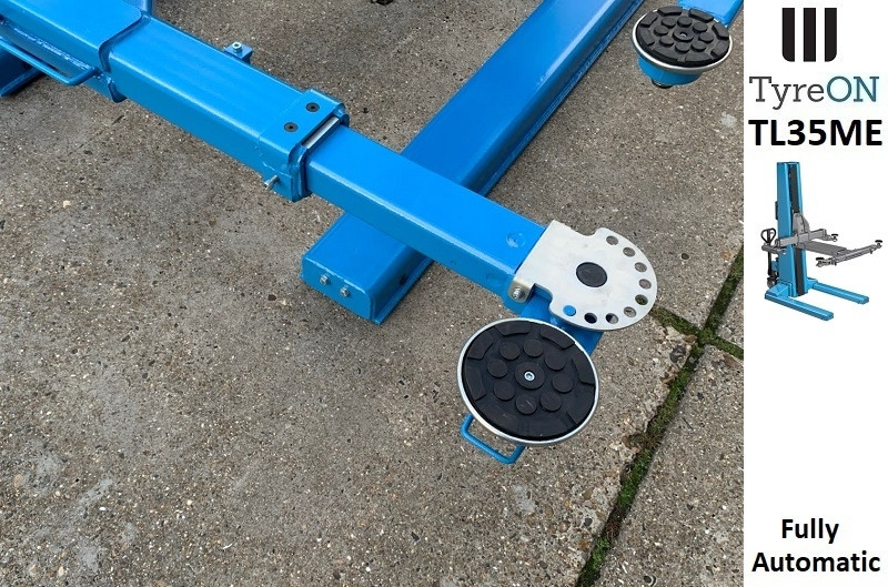 Korjaamolaitteet TL35ME mobile single post car lift - fully automatic: kuva Korjaamolaitteet TL35ME mobile single post car lift - fully automatic