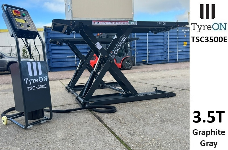 TSC3500E mobile midrise car scissor lift with electrical release - Capacity 3,5T - Lifting height 125 cm - 230V - Graphite gray - Korjaamolaitteet: kuva TSC3500E mobile midrise car scissor lift with electrical release - Capacity 3,5T - Lifting height 125 cm - 230V - Graphite gray - Korjaamolaitteet TSC3500E mobile midrise car scissor lift with electrical release - Capacity 3,5T - Lifting height 125 cm - 230V - Graphite gray - Korjaamolaitteet: kuva TSC3500E mobile midrise car scissor lift with electrical release - Capacity 3,5T - Lifting height 125 cm - 230V - Graphite gray - Korjaamolaitteet