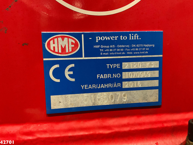 Koukkulava kuorma-auto, Nosturiauto DAF FAQ CF 400 8x2 Euro 6 HMF 21 Tonmeter laadkraan: kuva Koukkulava kuorma-auto, Nosturiauto DAF FAQ CF 400 8x2 Euro 6 HMF 21 Tonmeter laadkraan