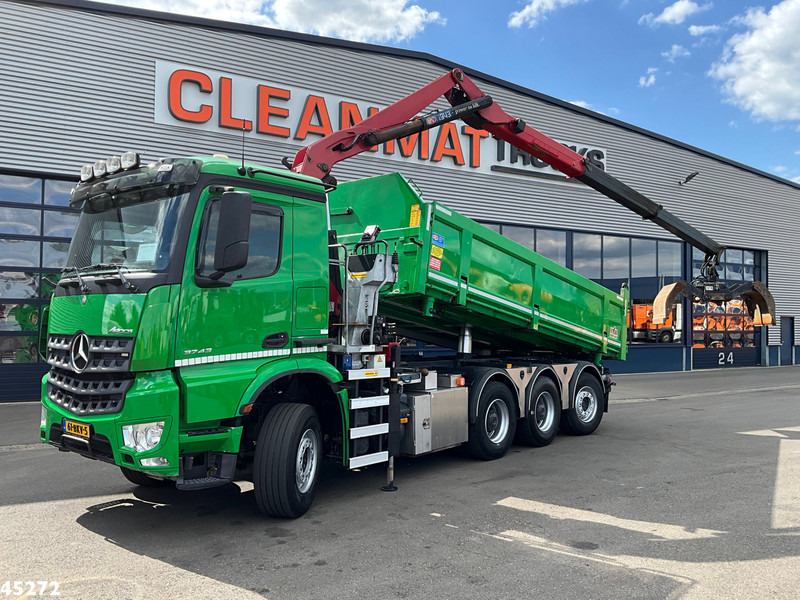 Mercedes-Benz Arocs 3743 8x4 Euro 6 HMF 19 Tonmeter Elektrisch/Hydraulisch aangedreven Z-kraan - Kippiauto kuorma-auto, Nosturiauto: kuva Mercedes-Benz Arocs 3743 8x4 Euro 6 HMF 19 Tonmeter Elektrisch/Hydraulisch aangedreven Z-kraan - Kippiauto kuorma-auto, Nosturiauto Mercedes-Benz Arocs 3743 8x4 Euro 6 HMF 19 Tonmeter Elektrisch/Hydraulisch aangedreven Z-kraan - Kippiauto kuorma-auto, Nosturiauto: kuva Mercedes-Benz Arocs 3743 8x4 Euro 6 HMF 19 Tonmeter Elektrisch/Hydraulisch aangedreven Z-kraan - Kippiauto kuorma-auto, Nosturiauto