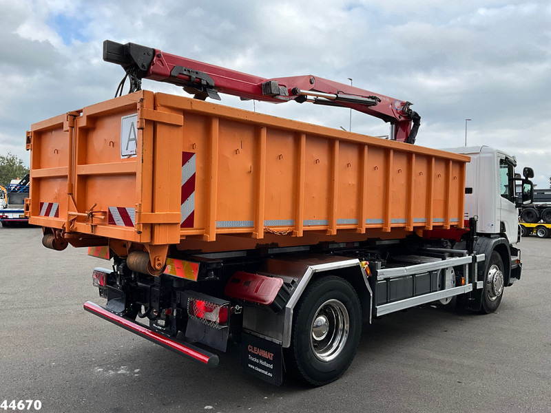 Kippiauto kuorma-auto, Nosturiauto Scania P 320 HMF 12 Tonmeter Z-kraan + Kipper 11m³: kuva Kippiauto kuorma-auto, Nosturiauto Scania P 320 HMF 12 Tonmeter Z-kraan + Kipper 11m³