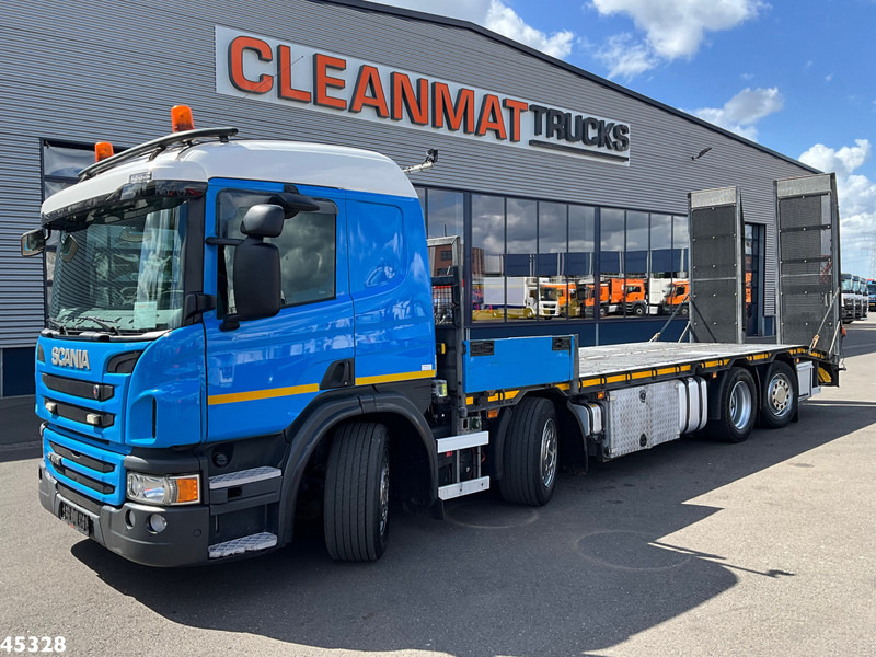 Scania P 410 8x2 Euro 6 Retarder Autotransporter met hydraulische oprijrampen - Kuljetin kuorma-auto: kuva Scania P 410 8x2 Euro 6 Retarder Autotransporter met hydraulische oprijrampen - Kuljetin kuorma-auto Scania P 410 8x2 Euro 6 Retarder Autotransporter met hydraulische oprijrampen - Kuljetin kuorma-auto: kuva Scania P 410 8x2 Euro 6 Retarder Autotransporter met hydraulische oprijrampen - Kuljetin kuorma-auto