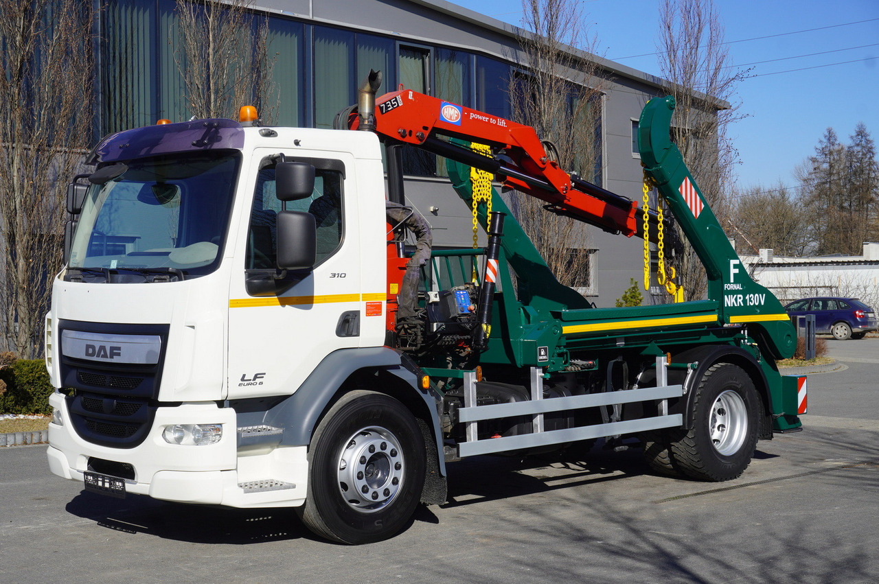 DAF LF 18.310 E6 / Skip loader Fornal NKR 130V / HDS HMF 735 K2 / Manual gearbox - Nosturiauto: kuva DAF LF 18.310 E6 / Skip loader Fornal NKR 130V / HDS HMF 735 K2 / Manual gearbox - Nosturiauto DAF LF 18.310 E6 / Skip loader Fornal NKR 130V / HDS HMF 735 K2 / Manual gearbox - Nosturiauto: kuva DAF LF 18.310 E6 / Skip loader Fornal NKR 130V / HDS HMF 735 K2 / Manual gearbox - Nosturiauto