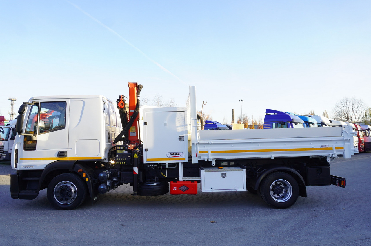 IVECO Eurocargo 120E18 Crane Palfinger / 3-way tipper / sleeper cab - Lava-kuorma-auto, Nosturiauto: kuva IVECO Eurocargo 120E18 Crane Palfinger / 3-way tipper / sleeper cab - Lava-kuorma-auto, Nosturiauto IVECO Eurocargo 120E18 Crane Palfinger / 3-way tipper / sleeper cab - Lava-kuorma-auto, Nosturiauto: kuva IVECO Eurocargo 120E18 Crane Palfinger / 3-way tipper / sleeper cab - Lava-kuorma-auto, Nosturiauto