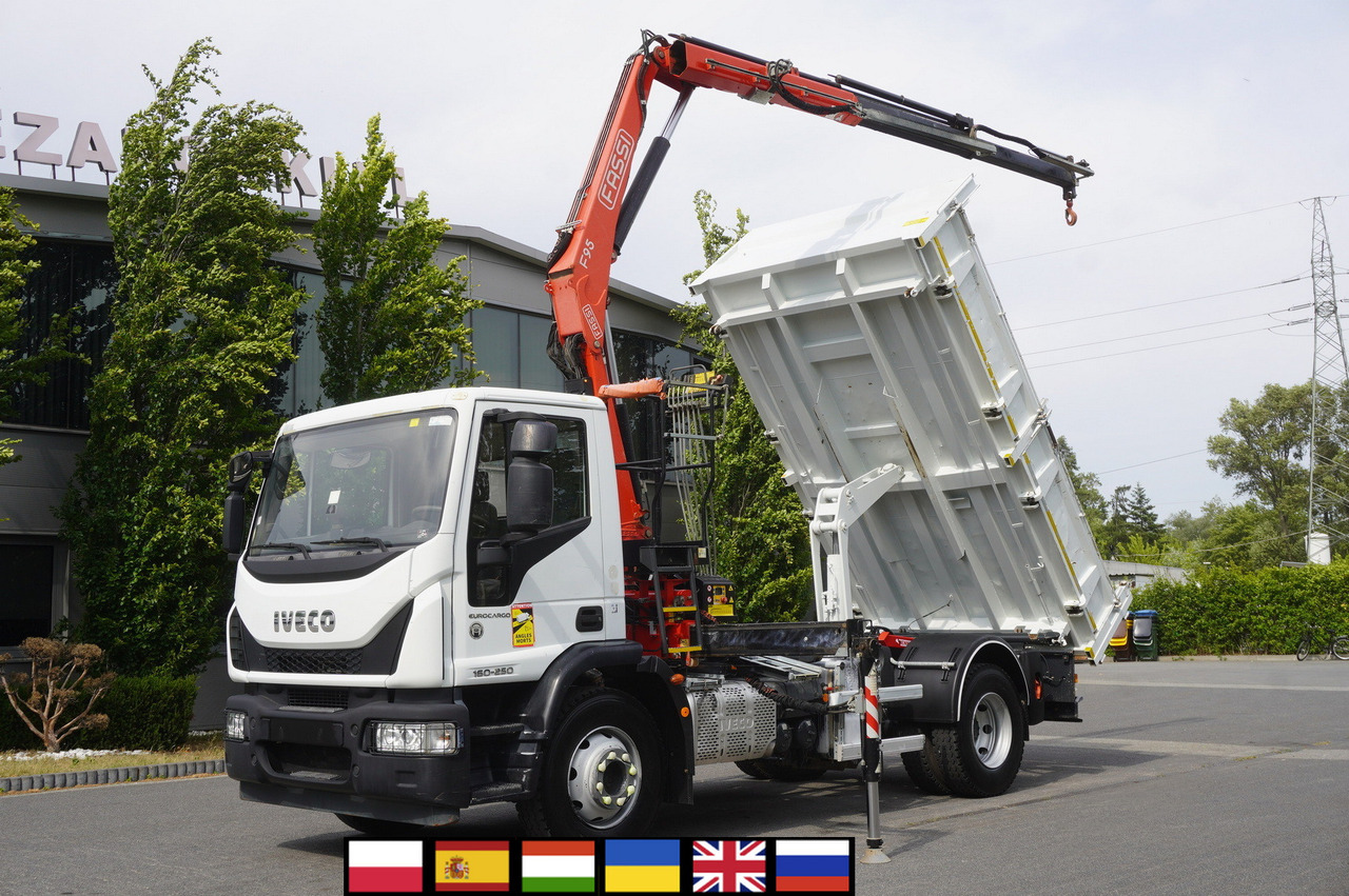 IVECO Eurocargo 160-250 / Fassi F95 crane / 120 tho. km / 3-sided tipper - Kippiauto kuorma-auto, Nosturiauto: kuva IVECO Eurocargo 160-250 / Fassi F95 crane / 120 tho. km / 3-sided tipper - Kippiauto kuorma-auto, Nosturiauto IVECO Eurocargo 160-250 / Fassi F95 crane / 120 tho. km / 3-sided tipper - Kippiauto kuorma-auto, Nosturiauto: kuva IVECO Eurocargo 160-250 / Fassi F95 crane / 120 tho. km / 3-sided tipper - Kippiauto kuorma-auto, Nosturiauto