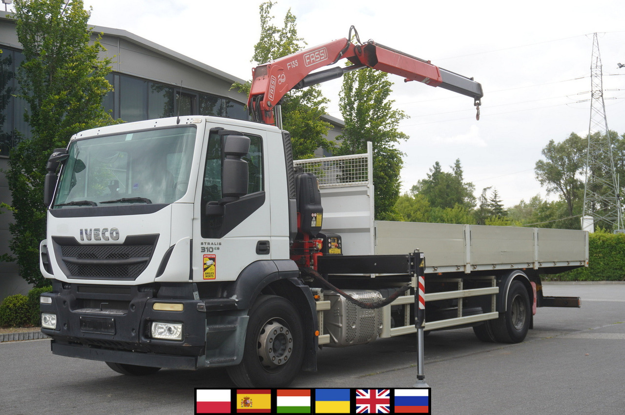IVECO STRALIS 19.310 E6 / Flatbed 19 EPAL / FASSI F135 / 225 MTH! / 5.7 T - Lava-kuorma-auto, Nosturiauto: kuva IVECO STRALIS 19.310 E6 / Flatbed 19 EPAL / FASSI F135 / 225 MTH! / 5.7 T - Lava-kuorma-auto, Nosturiauto IVECO STRALIS 19.310 E6 / Flatbed 19 EPAL / FASSI F135 / 225 MTH! / 5.7 T - Lava-kuorma-auto, Nosturiauto: kuva IVECO STRALIS 19.310 E6 / Flatbed 19 EPAL / FASSI F135 / 225 MTH! / 5.7 T - Lava-kuorma-auto, Nosturiauto