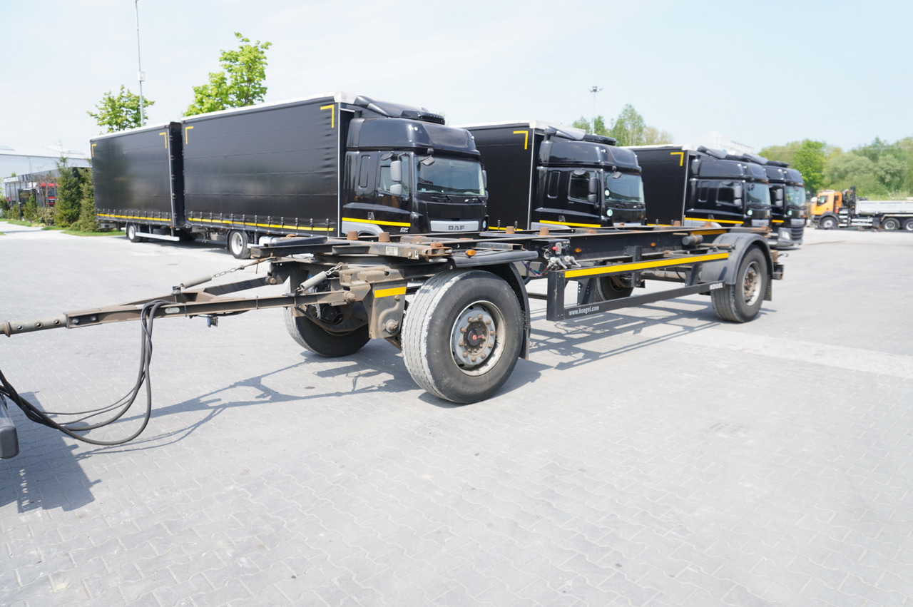KOGEL AWE 18, two-axle, BDF, 7.5m chassis , air suspension, SAF axles - Alusta perävaunu: kuva KOGEL AWE 18, two-axle, BDF, 7.5m chassis , air suspension, SAF axles - Alusta perävaunu KOGEL AWE 18, two-axle, BDF, 7.5m chassis , air suspension, SAF axles - Alusta perävaunu: kuva KOGEL AWE 18, two-axle, BDF, 7.5m chassis , air suspension, SAF axles - Alusta perävaunu