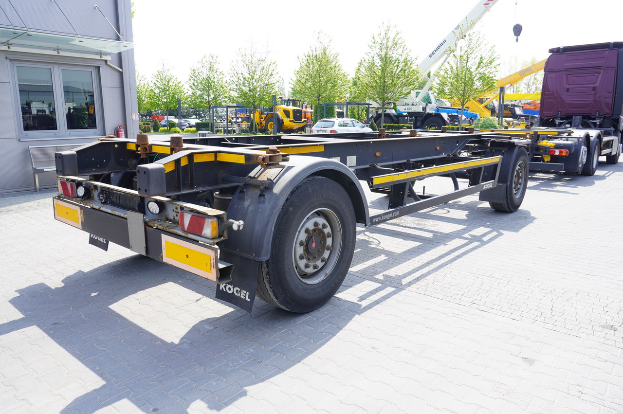 Alusta perävaunu KOGEL AWE 18, two-axle, BDF, 7.5m chassis , air suspension, SAF axles: kuva Alusta perävaunu KOGEL AWE 18, two-axle, BDF, 7.5m chassis , air suspension, SAF axles Alusta perävaunu KOGEL AWE 18, two-axle, BDF, 7.5m chassis , air suspension, SAF axles: kuva Alusta perävaunu KOGEL AWE 18, two-axle, BDF, 7.5m chassis , air suspension, SAF axles