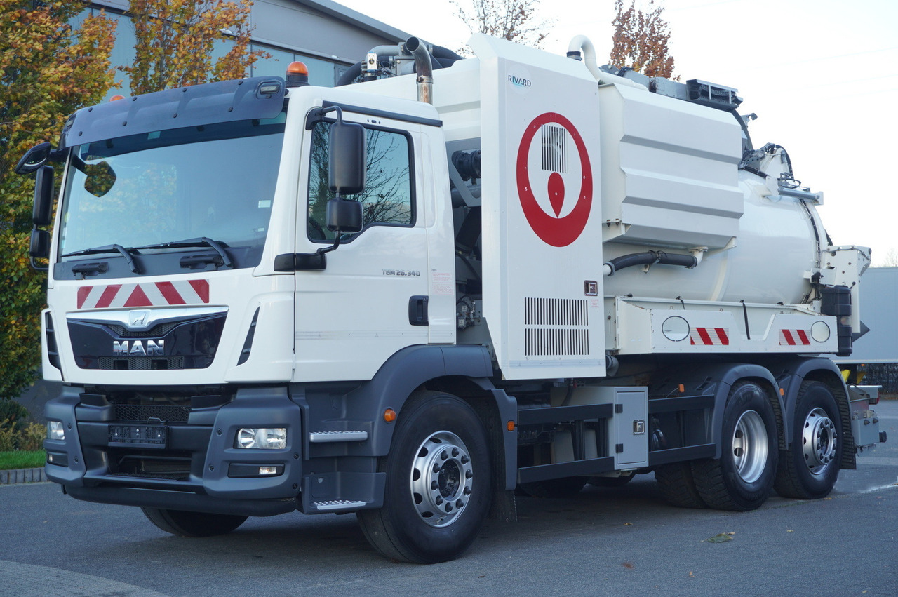 MAN TGM 26.340 E6 / RIVARD sewage cleaner 11.8 m3 / 170 tho. km / steered axle - Puhtaanpitoauto: kuva MAN TGM 26.340 E6 / RIVARD sewage cleaner 11.8 m3 / 170 tho. km / steered axle - Puhtaanpitoauto MAN TGM 26.340 E6 / RIVARD sewage cleaner 11.8 m3 / 170 tho. km / steered axle - Puhtaanpitoauto: kuva MAN TGM 26.340 E6 / RIVARD sewage cleaner 11.8 m3 / 170 tho. km / steered axle - Puhtaanpitoauto